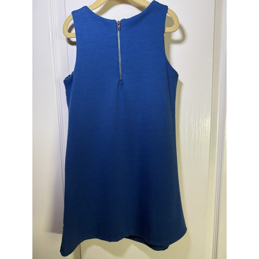 GB Girls Size Small Royal Blue Sequin Dress Sleeveless Party Holiday Special Occ - Picture 7 of 9